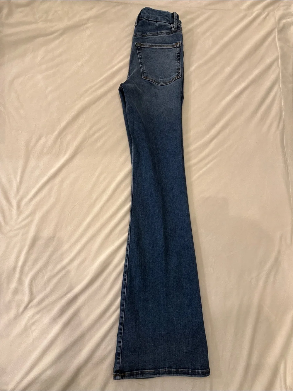 NWT Good American Size 0/XS Dark Blue Flare Women’s Jeans - Picture 7 of 8